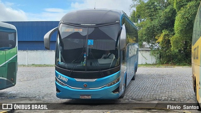 Viação Águia Branca 33180 na cidade de Cruz das Almas, Bahia, Brasil, por Flávio  Santos. Número da foto: #12675031.