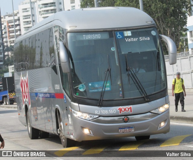 Auto Viação 1001 RJ 108.160 na cidade de Rio de Janeiro, Rio de Janeiro, Brasil, por Valter Silva. Número da foto: #12675509.