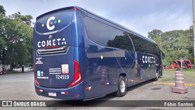 Viação Cometa 724519 na cidade de São Paulo, São Paulo, Brasil, por Fábio Santos. Número da foto: #12676103.