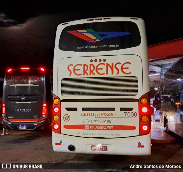 Viação Serrense 7000 na cidade de Queluz, São Paulo, Brasil, por Andre Santos de Moraes. Número da foto: #12676553.