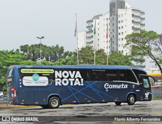 Viação Cometa 719571 na cidade de Sorocaba, São Paulo, Brasil, por Flavio Alberto Fernandes. Número da foto: #12675482.