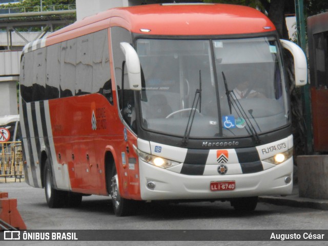 Viação Cidade do Aço RJ 174.073 na cidade de Rio de Janeiro, Rio de Janeiro, Brasil, por Augusto César. Número da foto: #12677245.