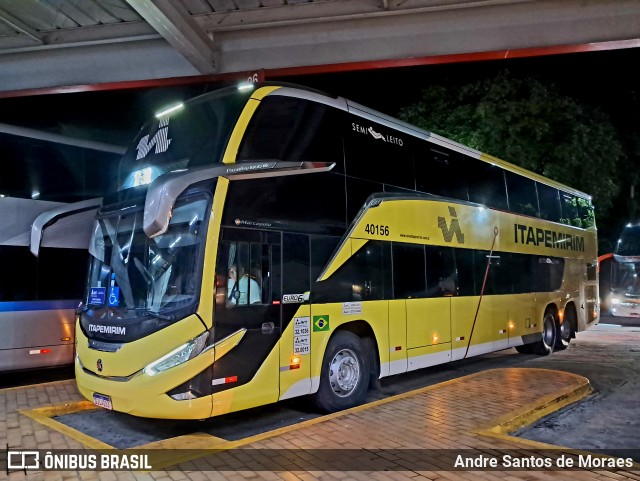 Viação Nova Itapemirim 40156 na cidade de Queluz, São Paulo, Brasil, por Andre Santos de Moraes. Número da foto: #12676564.