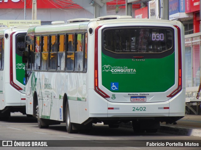 Viação Rosa Vitória da Conquista 2402 na cidade de Vitória da Conquista, Bahia, Brasil, por Fabrício Portella Matos. Número da foto: #12676101.