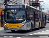 Viação Metrópole Paulista - Zona Leste 3 2524 na cidade de São Paulo, São Paulo, Brasil, por Hipólito Rodrigues. Número da foto: #:id.