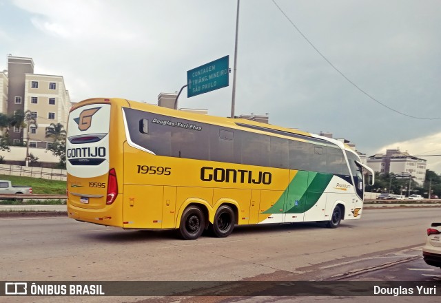 Empresa Gontijo de Transportes 19595 na cidade de Contagem, Minas Gerais, Brasil, por Douglas Yuri. Número da foto: #12678368.