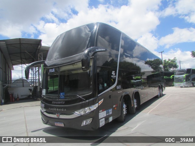 Viação Garcia 8605 na cidade de Curitiba, Paraná, Brasil, por GDC __39AM. Número da foto: #12678887.