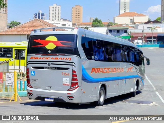Viação Piracicabana 7164 na cidade de Piracicaba, São Paulo, Brasil, por José Eduardo Garcia Pontual. Número da foto: #12679204.