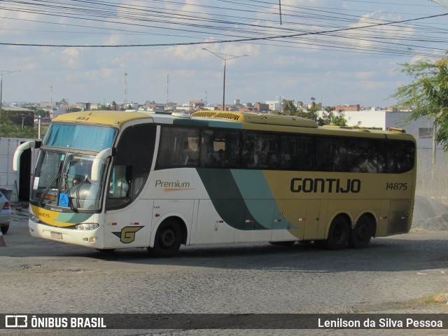 Empresa Gontijo de Transportes 14875 na cidade de Caruaru, Pernambuco, Brasil, por Lenilson da Silva Pessoa. Número da foto: #12680426.