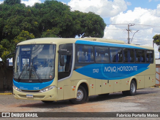 Viação Novo Horizonte 1740 na cidade de Vitória da Conquista, Bahia, Brasil, por Fabrício Portella Matos. Número da foto: #12680966.