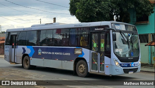 Solaris Transportes 20113 na cidade de Montes Claros, Minas Gerais, Brasil, por Matheus Richard. Número da foto: #12678847.