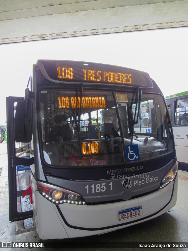 TCB - Sociedade de Transportes Coletivos de Brasília 1185 1 na cidade de Brasília, Distrito Federal, Brasil, por Isaac Araújo de Souza. Número da foto: #12678652.
