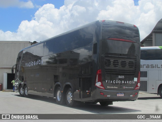 Viação Garcia 8605 na cidade de Curitiba, Paraná, Brasil, por GDC __39AM. Número da foto: #12678895.