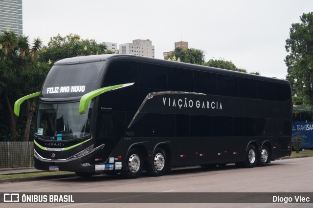 Viação Garcia 98101 na cidade de Curitiba, Paraná, Brasil, por Diogo Viec. Número da foto: #12680537.