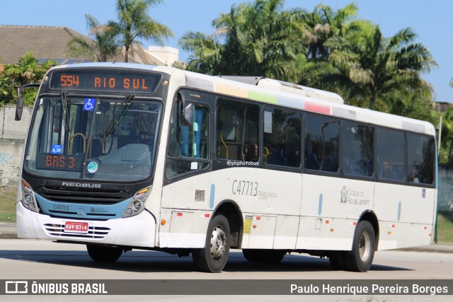 Viação Redentor C47713 na cidade de Rio de Janeiro, Rio de Janeiro, Brasil, por Paulo Henrique Pereira Borges. Número da foto: #12680388.