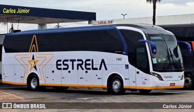 Viação Estrela 1405 na cidade de Goiânia, Goiás, Brasil, por Carlos Júnior. Número da foto: #12678522.