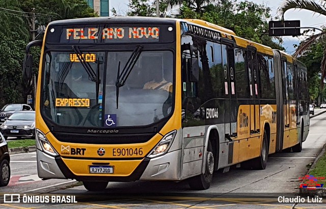 Mobi Rio E901046 na cidade de Rio de Janeiro, Rio de Janeiro, Brasil, por Claudio Luiz. Número da foto: #12679762.