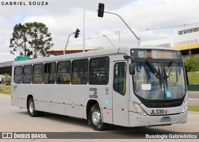 Expresso Azul JL330 na cidade de Curitiba, Paraná, Brasil, por Busologia Gabrielística. Número da foto: #12678892.