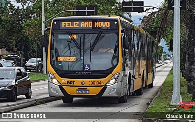 Mobi Rio E901046 na cidade de Rio de Janeiro, Rio de Janeiro, Brasil, por Claudio Luiz. Número da foto: #12679760.