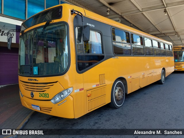 Auto Viação Chapecó 24393 na cidade de Chapecó, Santa Catarina, Brasil, por Alexandre M.  Sanches. Número da foto: #12679114.