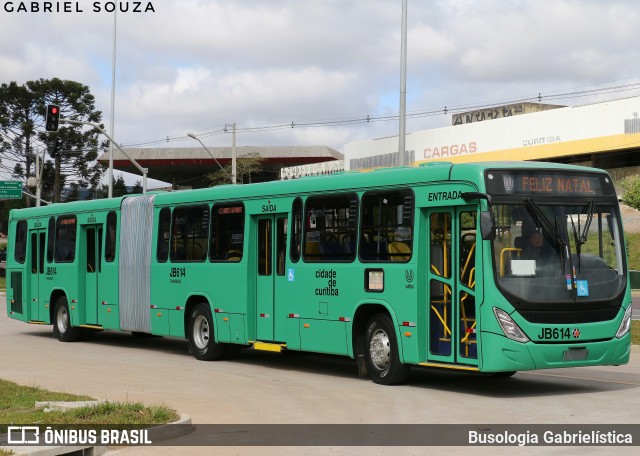 Expresso Azul JB614 na cidade de Curitiba, Paraná, Brasil, por Busologia Gabrielística. Número da foto: #12678845.