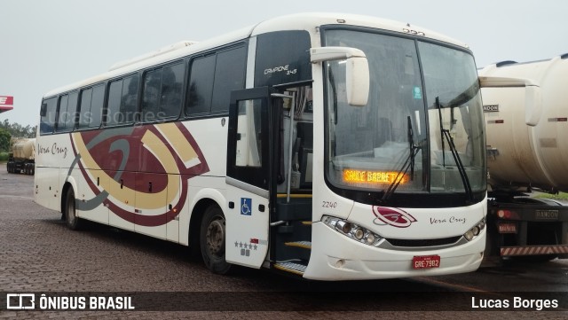Vera Cruz Transporte e Turismo 2240 na cidade de Barretos, São Paulo, Brasil, por Lucas Borges . Número da foto: #12679032.