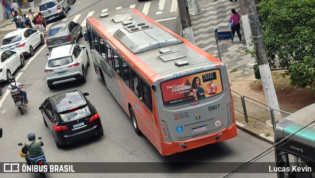 Viação Osasco 0907 na cidade de Osasco, São Paulo, Brasil, por Lucas Kevin. Número da foto: #12678565.