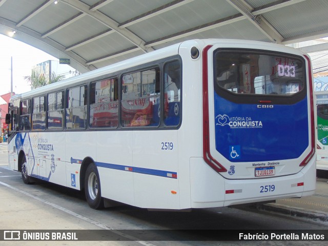 ATT - Atlântico Transportes e Turismo - Vitória da Conquista 2519 na cidade de Vitória da Conquista, Bahia, Brasil, por Fabrício Portella Matos. Número da foto: #12680946.