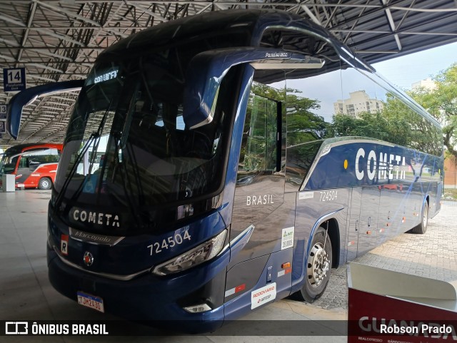 Viação Cometa 724504 na cidade de São José dos Campos, São Paulo, Brasil, por Robson Prado. Número da foto: #12678683.