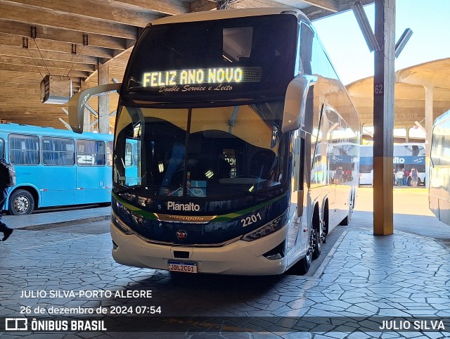 Planalto Transportes 2201 na cidade de Porto Alegre, Rio Grande do Sul, Brasil, por JULIO SILVA. Número da foto: #12679984.