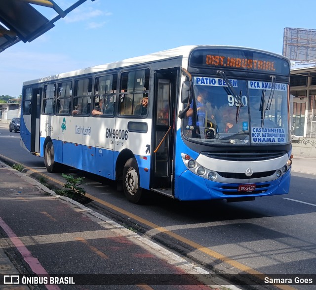 Transportes Barata BN-99006 na cidade de Belém, Pará, Brasil, por Samara Goes. Número da foto: #12678417.