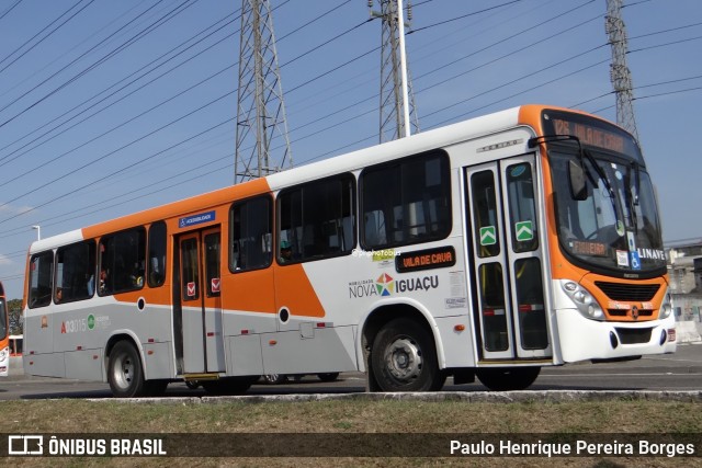 Linave Transportes A03015 na cidade de Nova Iguaçu, Rio de Janeiro, Brasil, por Paulo Henrique Pereira Borges. Número da foto: #12680236.