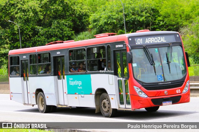 Viação Itapetinga - Piraí 65 na cidade de Piraí, Rio de Janeiro, Brasil, por Paulo Henrique Pereira Borges. Número da foto: #12680325.