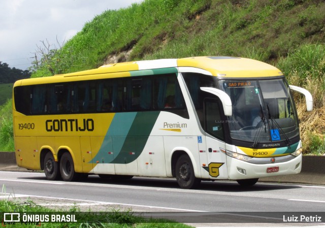 Empresa Gontijo de Transportes 19400 na cidade de Barra Mansa, Rio de Janeiro, Brasil, por Luiz Petriz. Número da foto: #12678337.