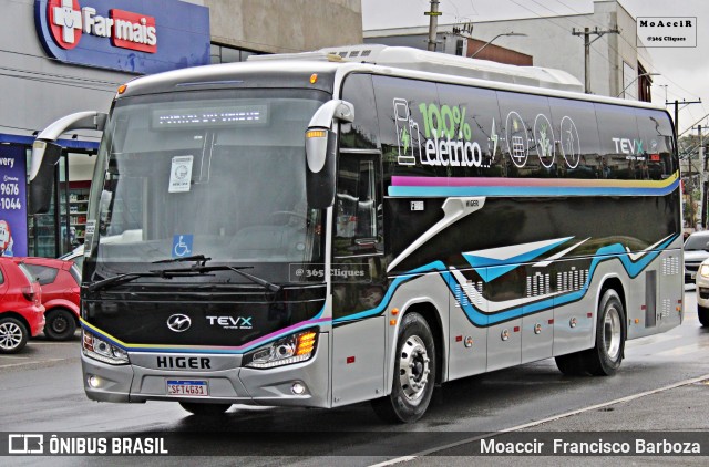 Higer KLQ111HYAEV na cidade de Barueri, São Paulo, Brasil, por Moaccir  Francisco Barboza. Número da foto: #12678674.