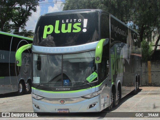 Viação Garcia 88037 na cidade de Curitiba, Paraná, Brasil, por GDC __39AM. Número da foto: #12678956.