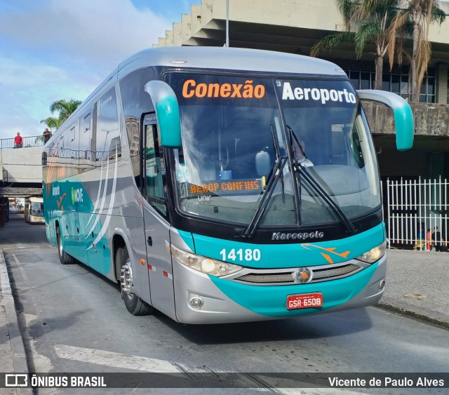 Expresso Unir 14180 na cidade de Belo Horizonte, Minas Gerais, Brasil, por Vicente de Paulo Alves. Número da foto: #12678218.