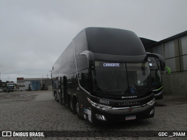 Viação Garcia 8605 na cidade de Curitiba, Paraná, Brasil, por GDC __39AM. Número da foto: #12679023.