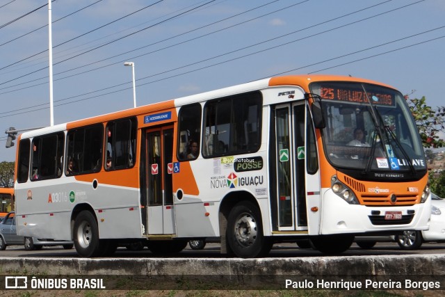 Linave Transportes A03016 na cidade de Nova Iguaçu, Rio de Janeiro, Brasil, por Paulo Henrique Pereira Borges. Número da foto: #12680241.