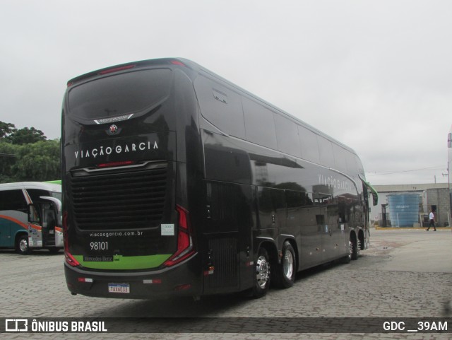 Viação Garcia 98101 na cidade de Curitiba, Paraná, Brasil, por GDC __39AM. Número da foto: #12678923.