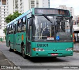 Transporte Coletivo Glória BB301 na cidade de Curitiba, Paraná, Brasil, por Hipólito Rodrigues. Número da foto: #:id.