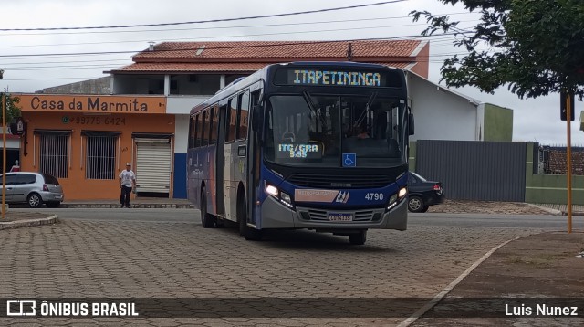 Viação Calvip 4790 na cidade de São Miguel Arcanjo, São Paulo, Brasil, por Luis Nunez. Número da foto: #12681590.