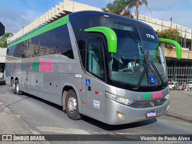 Waybus Viagens e Turismo 1710 na cidade de Belo Horizonte, Minas Gerais, Brasil, por Vicente de Paulo Alves. Número da foto: #12681709.