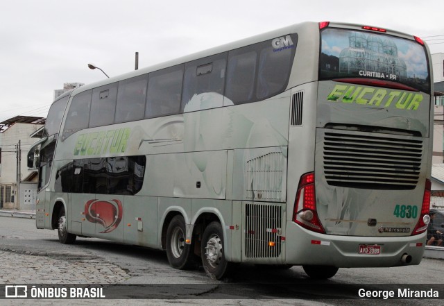 Eucatur - Empresa União Cascavel de Transportes e Turismo 4830 na cidade de Balneário Camboriú, Santa Catarina, Brasil, por George Miranda. Número da foto: #12683219.
