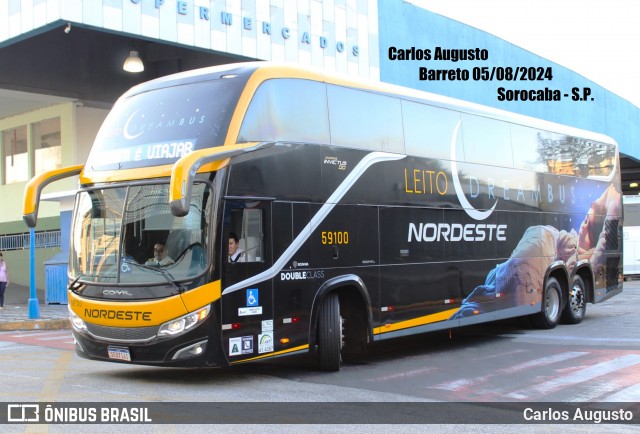 Expresso Nordeste 59100 na cidade de Sorocaba, São Paulo, Brasil, por Carlos Augusto. Número da foto: #12682037.