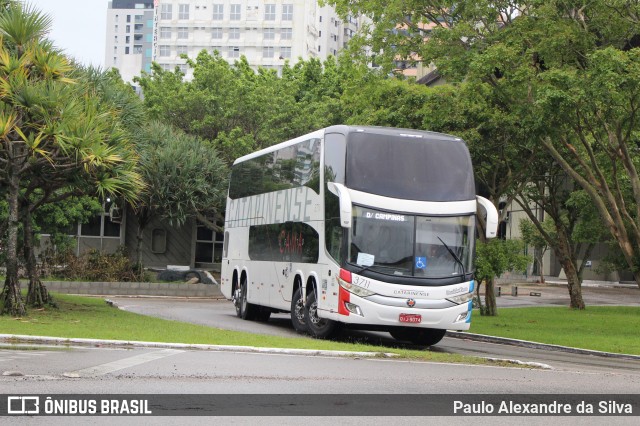 Auto Viação Catarinense 3711 na cidade de Florianópolis, Santa Catarina, Brasil, por Paulo Alexandre da Silva. Número da foto: #12682290.