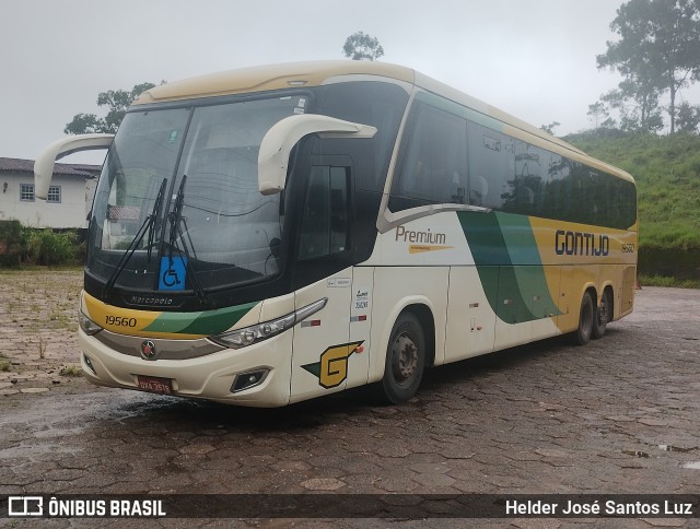 Empresa Gontijo de Transportes 19560 na cidade de Ouro Preto, Minas Gerais, Brasil, por Helder José Santos Luz. Número da foto: #12682317.