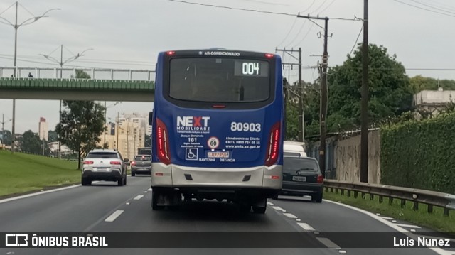 Next Mobilidade - ABC Sistema de Transporte 80.903 na cidade de São Paulo, São Paulo, Brasil, por Luis Nunez. Número da foto: #12681852.