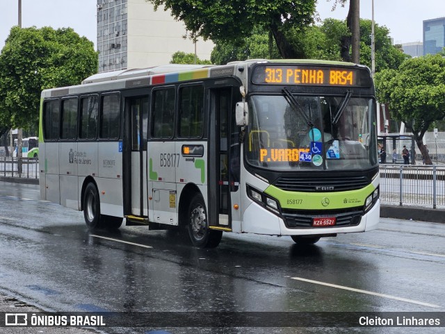 Viação Nossa Senhora de Lourdes B58177 na cidade de Rio de Janeiro, Rio de Janeiro, Brasil, por Cleiton Linhares. Número da foto: #12682993.