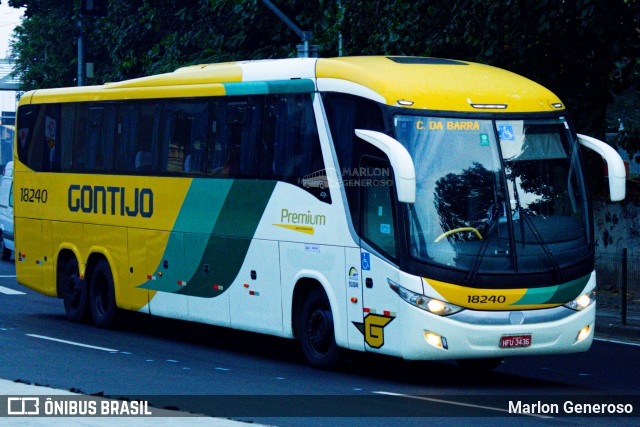 Empresa Gontijo de Transportes 18240 na cidade de Rio de Janeiro, Rio de Janeiro, Brasil, por Marlon Generoso. Número da foto: #12681436.